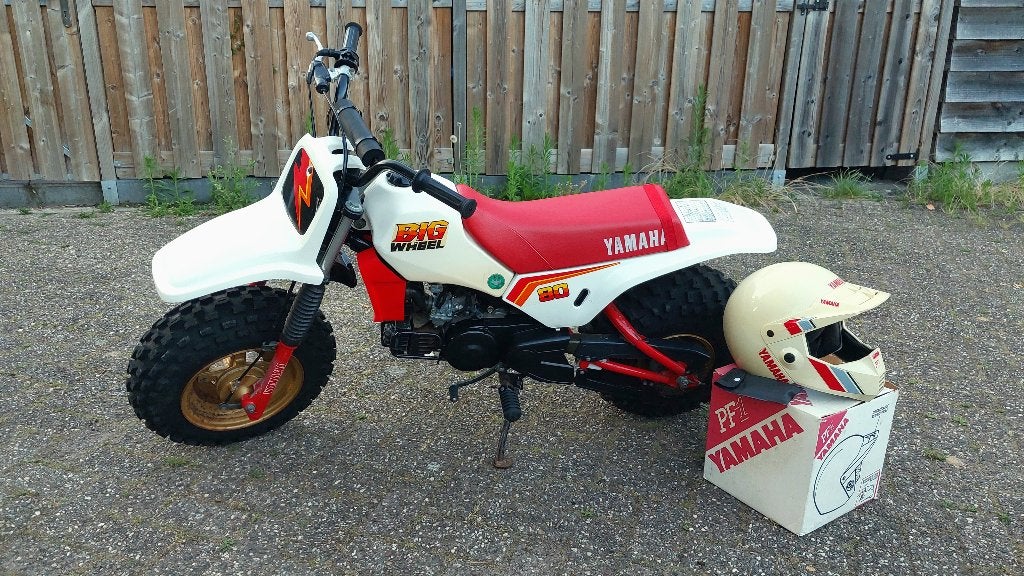 Yamaha Big Wheel 80 BW80 PW Tri, 1 cylindre, Moto de cross