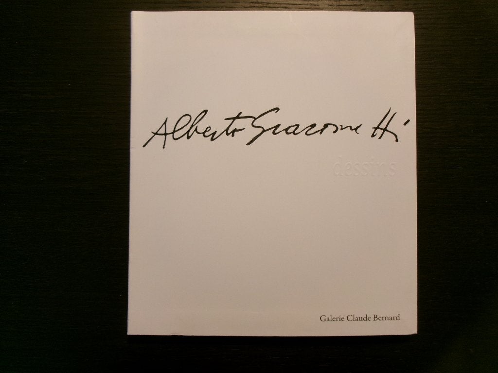 Alberto Giacometti  -Dessins-  Galerie Claude Bernard 2012, Enlèvement ou Envoi
