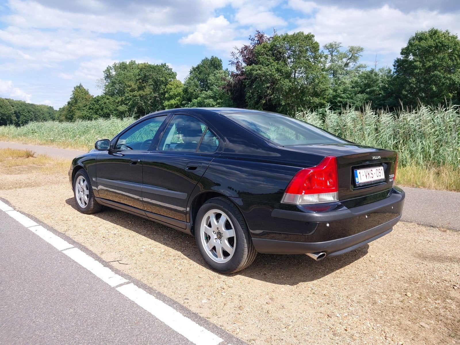 Volvo S60 2.4T automaat fullop, Automaat, 4 deurs, Zwart, S60