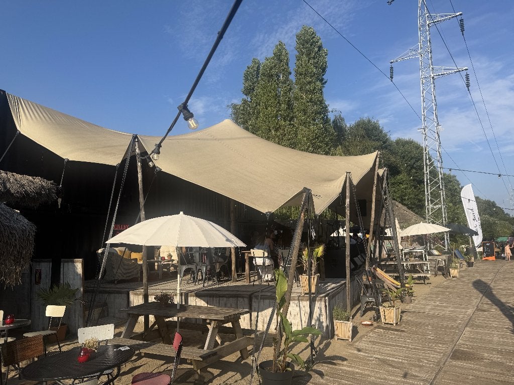 stretchtent, Tuin en Terras, Partytenten, Ophalen, Gebruikt