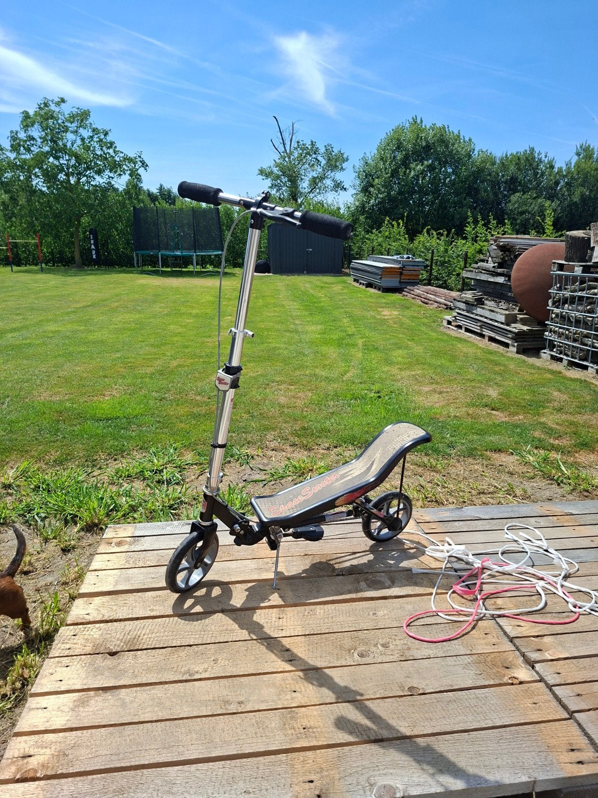 Space scooter, Ophalen