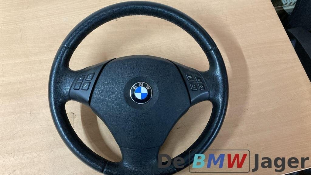 Stuurwiel & airbag leder BMW 3-serie E90 E91 X1 E84 6764547, Autos : Pièces & Accessoires, Commande, BMW, Utilisé, Enlèvement ou Envoi