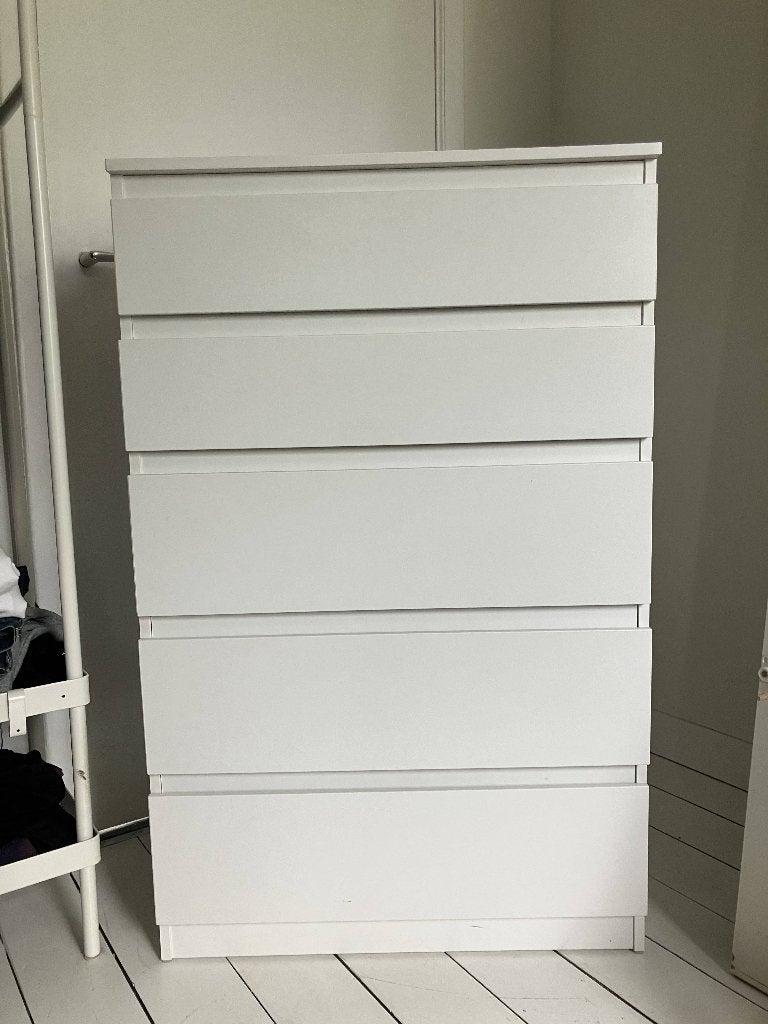 Commode Kullen, 5 tiroirs Ikea, 25 à 50 cm, 5 tiroirs ou plus, Comme neuf, Enlèvement