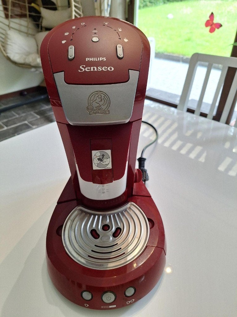 Machine à café Philips Senseo Latte Select HD7854, Electroménager, Enlèvement, Utilisé, Cafetière, Réservoir d'eau amovible