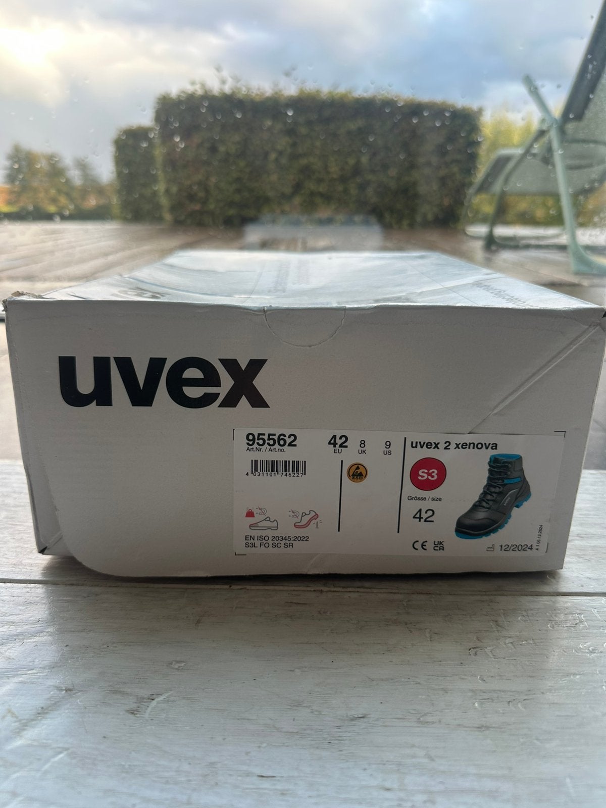 Uvex 2 Xenova S3, Zwart, Ophalen of Verzenden, Zo goed als nieuw, Werkschoenen