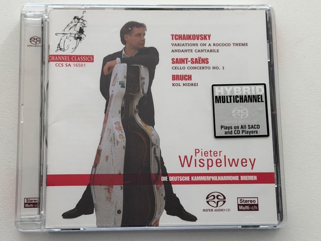 Pieter Wispelwey - Tchaikovsky / Saint-Saëns / Bruch (SACD), Ophalen of Verzenden, Gebruikt, Boxset