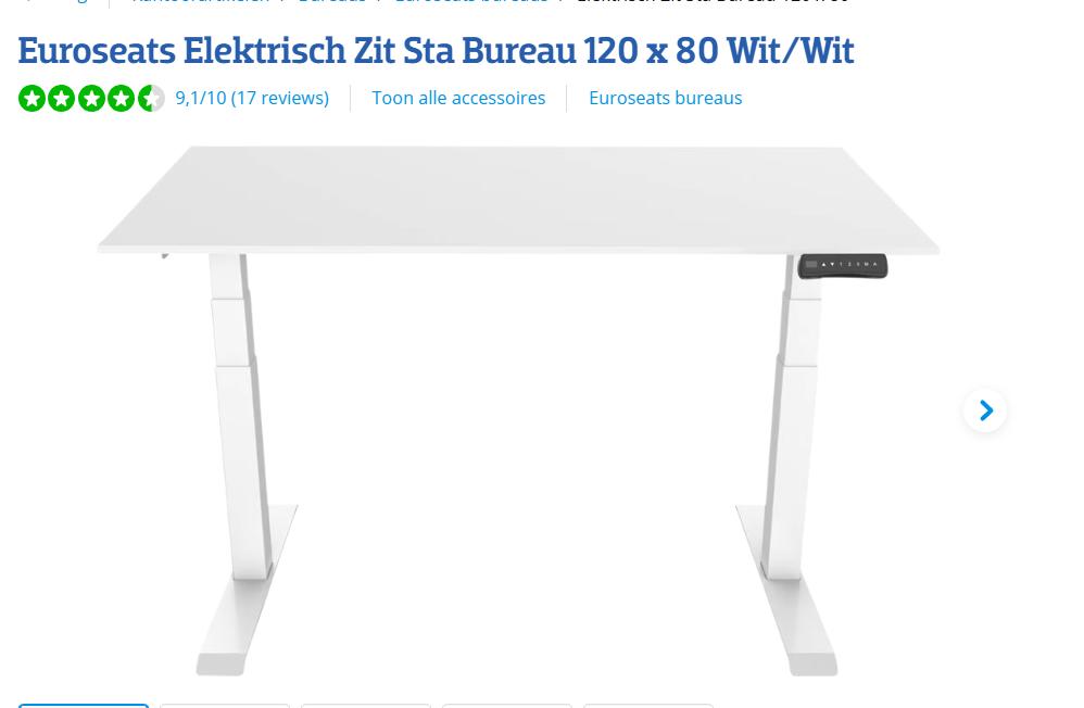 Bureau, Werkplek, Ophalen, Nieuw in verpakking, Bureau