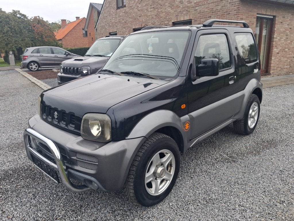 suzuki jimny #bj 2006# full option !!92 000km!! leder airco, Auto's, 4 zetels, Zwart, Zwart, Leder