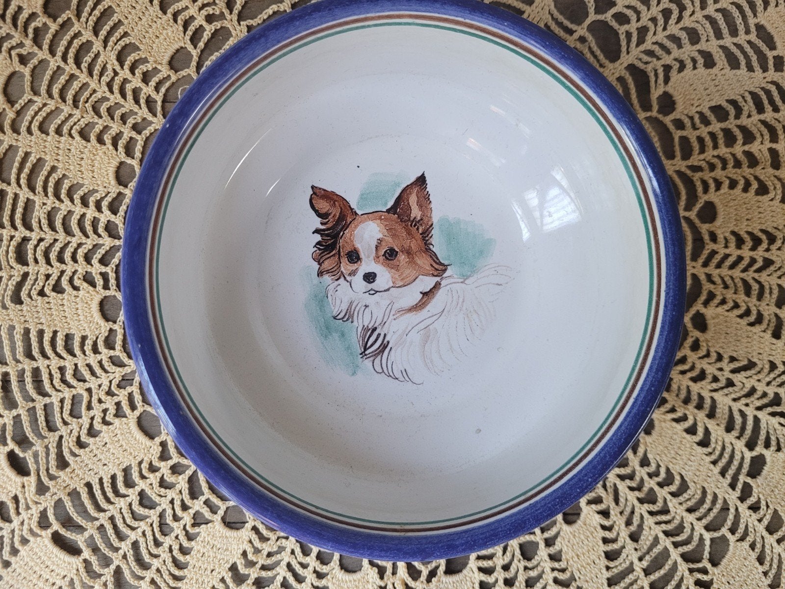 Bol ancien motif animalier poterie SDB, Enlèvement ou Envoi