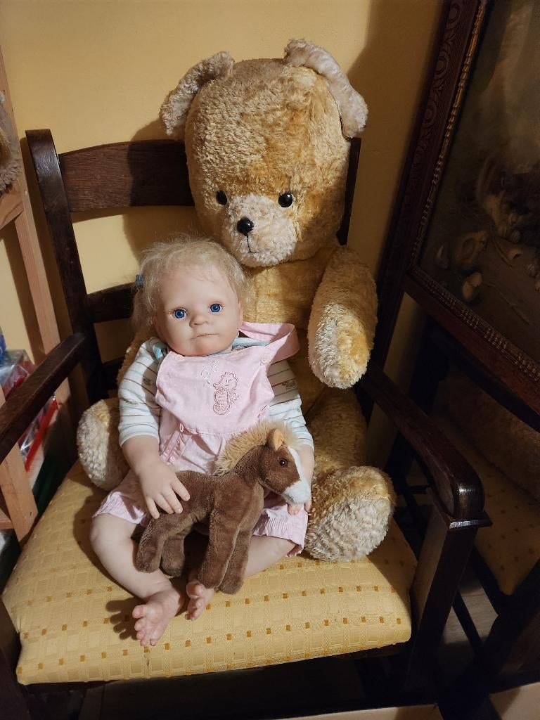 Reborn levensechte baby, Verzamelen, Poppen, Ophalen of Verzenden, Babypop, Levensecht of Reborn