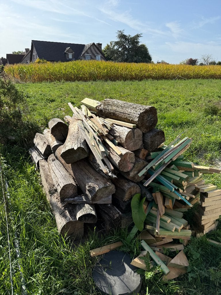 Gratis brandhout, Tuin en Terras, Minder dan 3 m³, Ophalen, Overige houtsoorten, Blokken