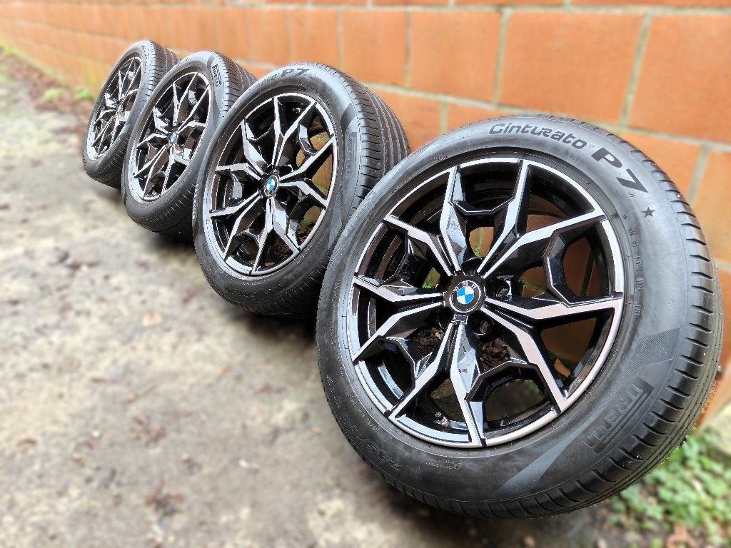 Jantes original BMW  M 19 pouce X3 IX3 X4, Pneus et Jantes, 245 mm, Véhicule de tourisme, Pneus été