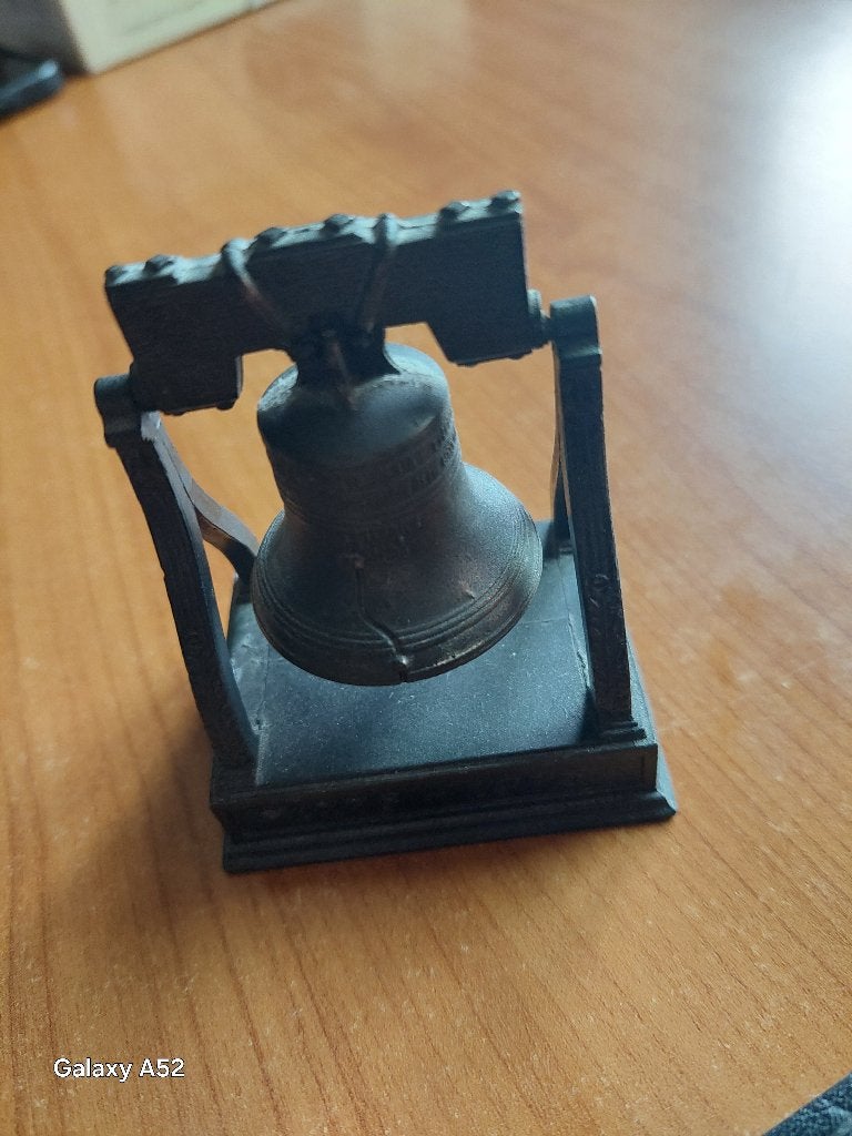 liberty bell potloodslijper in brons - miniatuur, Ophalen of Verzenden