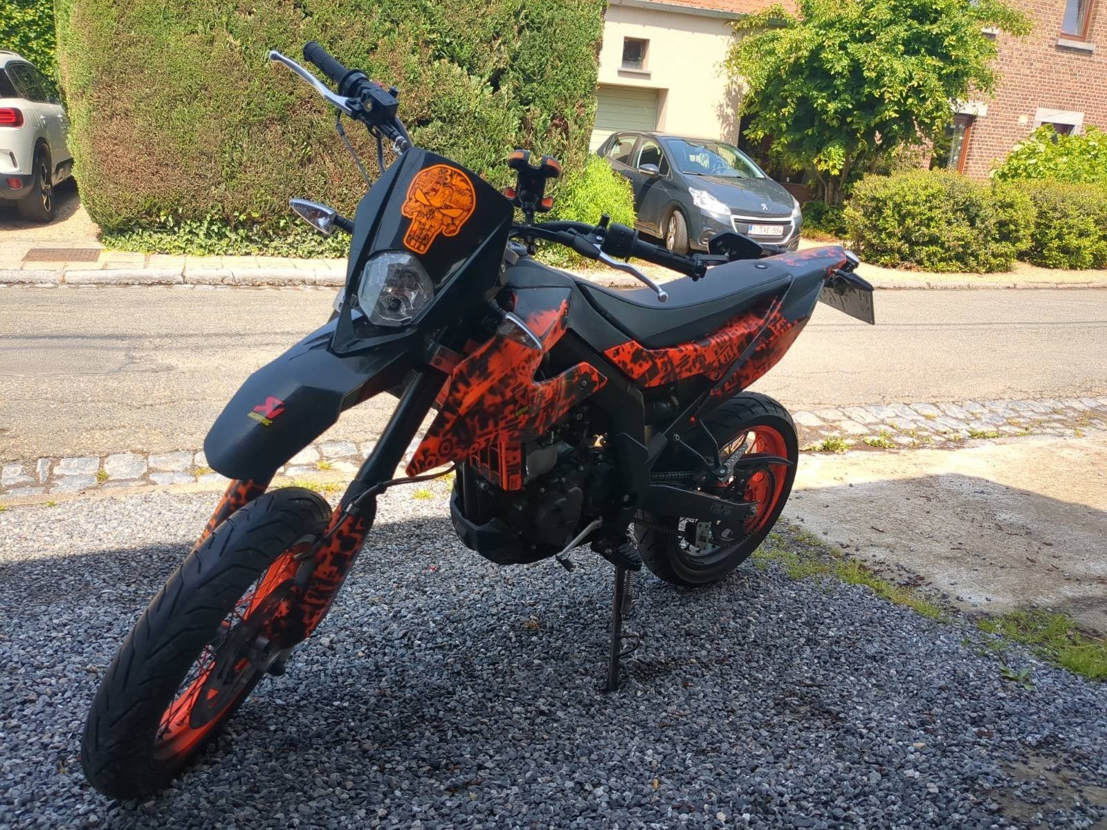 Supermotard Aprilia 125cc officiel mais préparée 200cc, Motos, Particulier