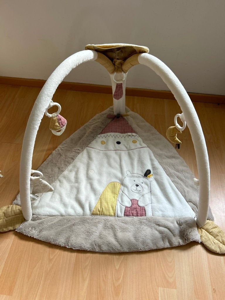 Tapis d'éveil, Enfants & Bébés, Blanc, 60 cm, Comme neuf, Enlèvement