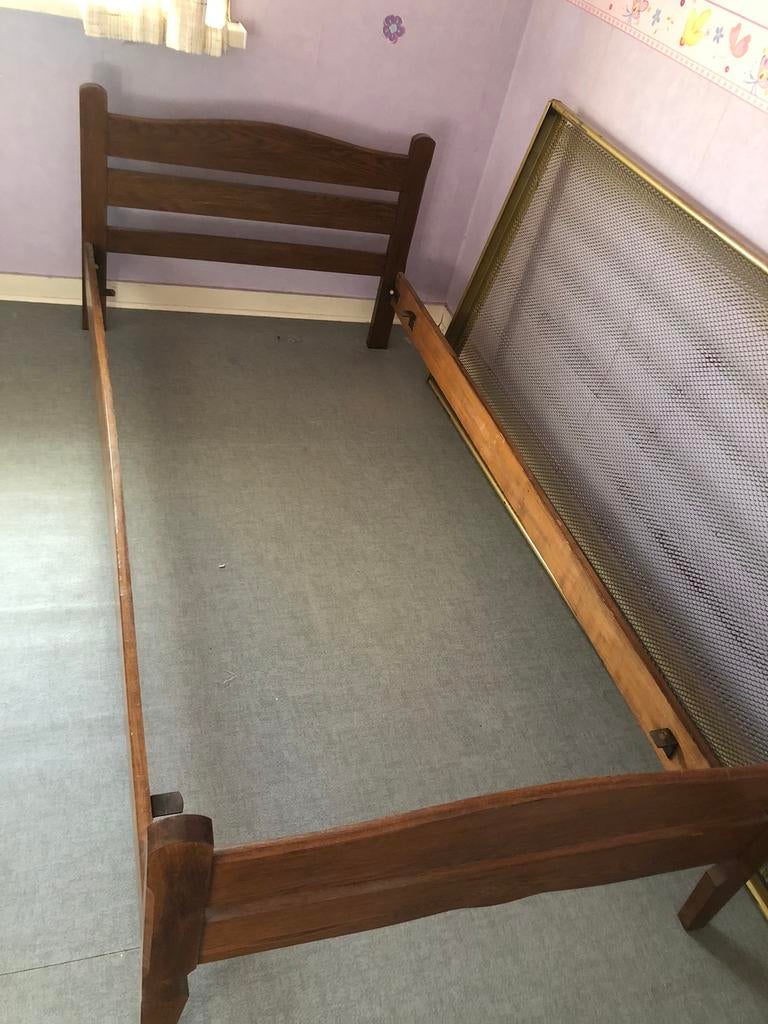 1 persoons bed, Huis en Inrichting, Ophalen, Gebruikt, Eenpersoons