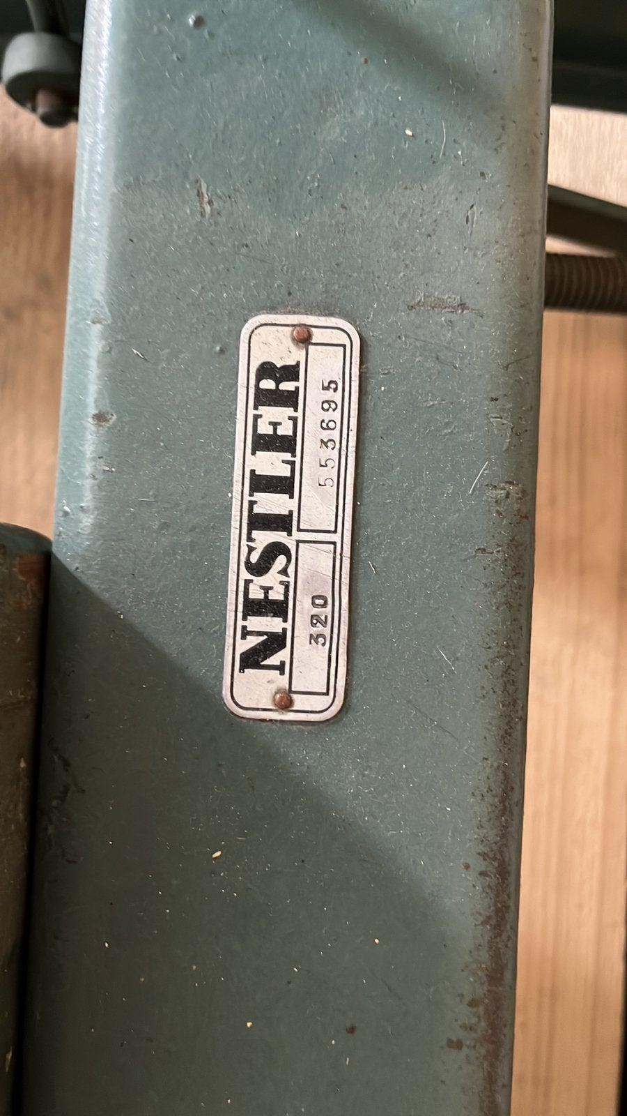 NESTLER tekentafel en bijhorende stoel, Ophalen