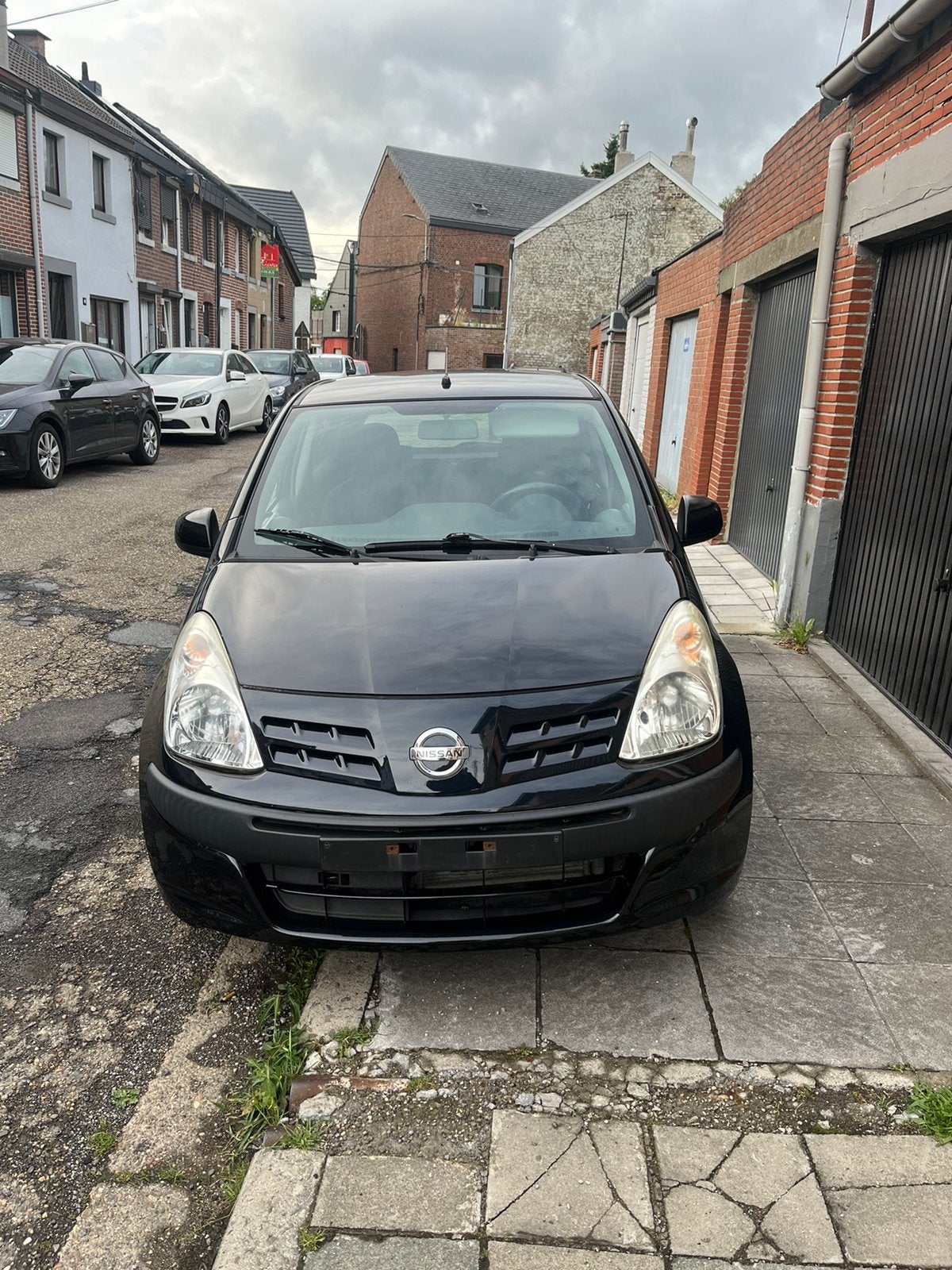 Nissan pixo 1.0i - euro5 - 109.000km prete a immatriculer, Autos, Euro 5, Achat, Boîte manuelle, Noir