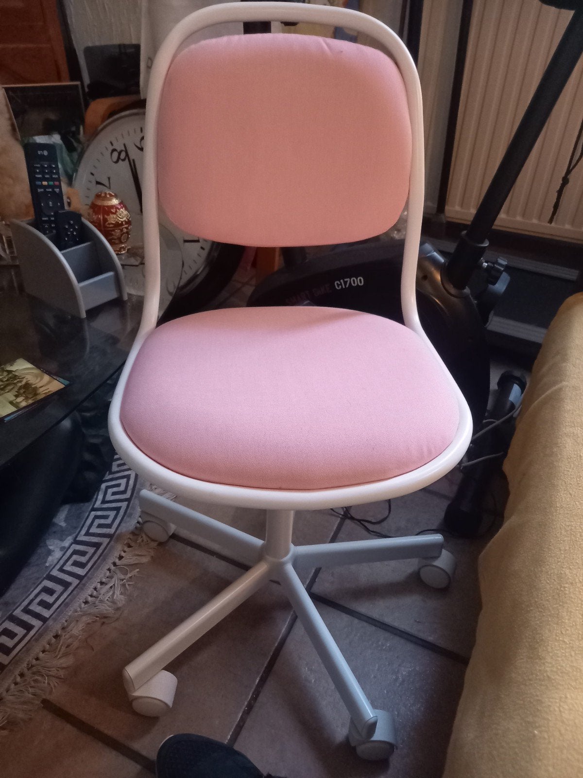 Chaise de bureau enfant, Rose, Chaise de bureau