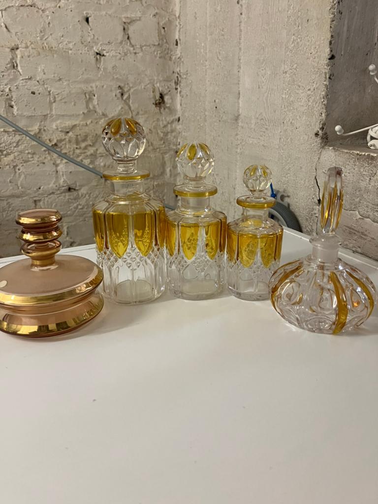 Lot de flacons de parfum en verre, Antiquités & Art, Enlèvement