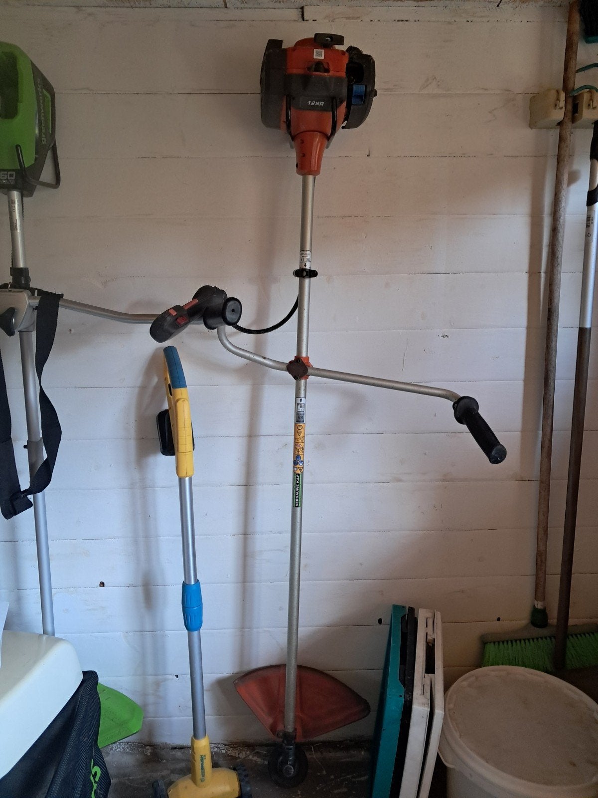 rode bosmaaier te koop, Tuin en Terras, Bosmaaiers, Ophalen of Verzenden, Gebruikt, Elektrisch