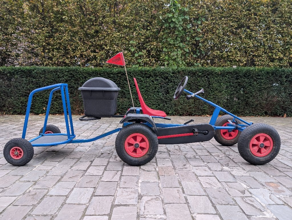 Gocart met koffer en aanhanger, Ophalen, Zo goed als nieuw, Berg, Met kar of aanhanger