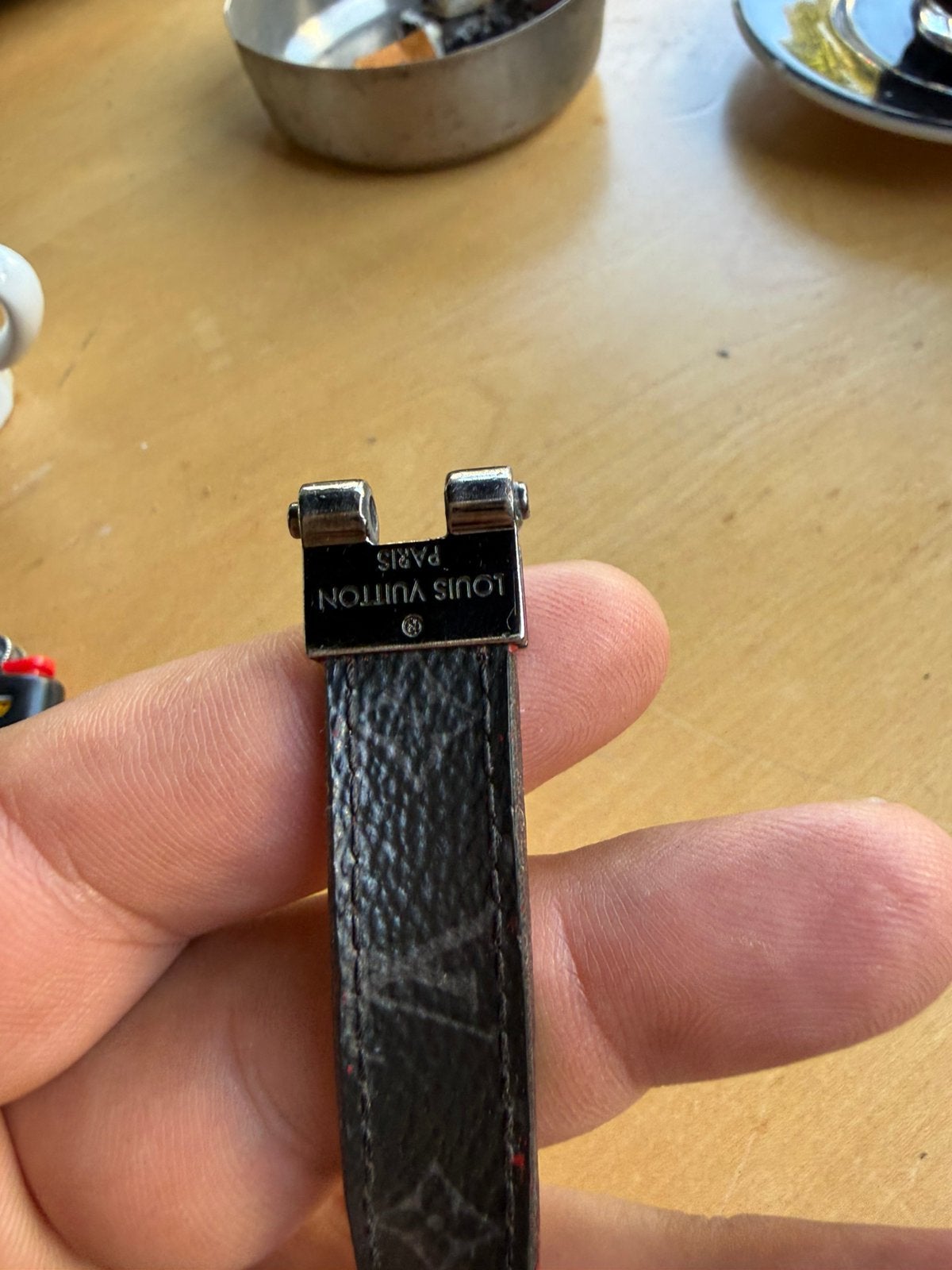 Bracelet Louis Vuitton, Enlèvement, Utilisé, Avec strass, Cuir