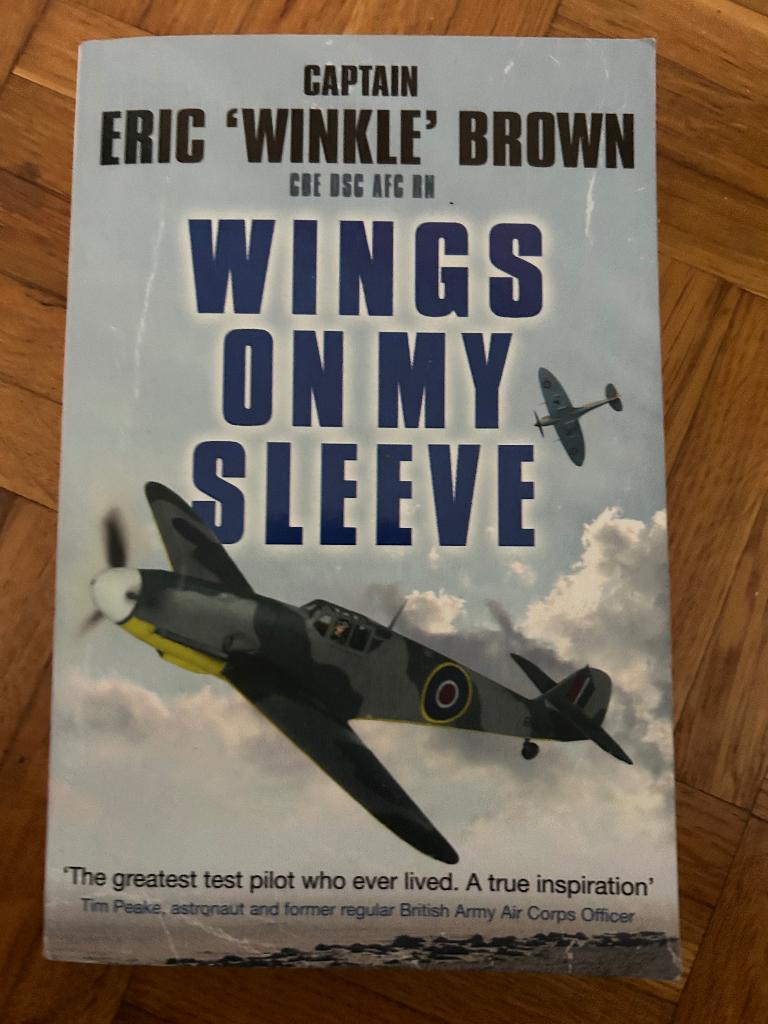 Wings on my Sleeve - Eric Winkle Brown, Verzenden, Tweede Wereldoorlog, Zo goed als nieuw, Luchtmacht