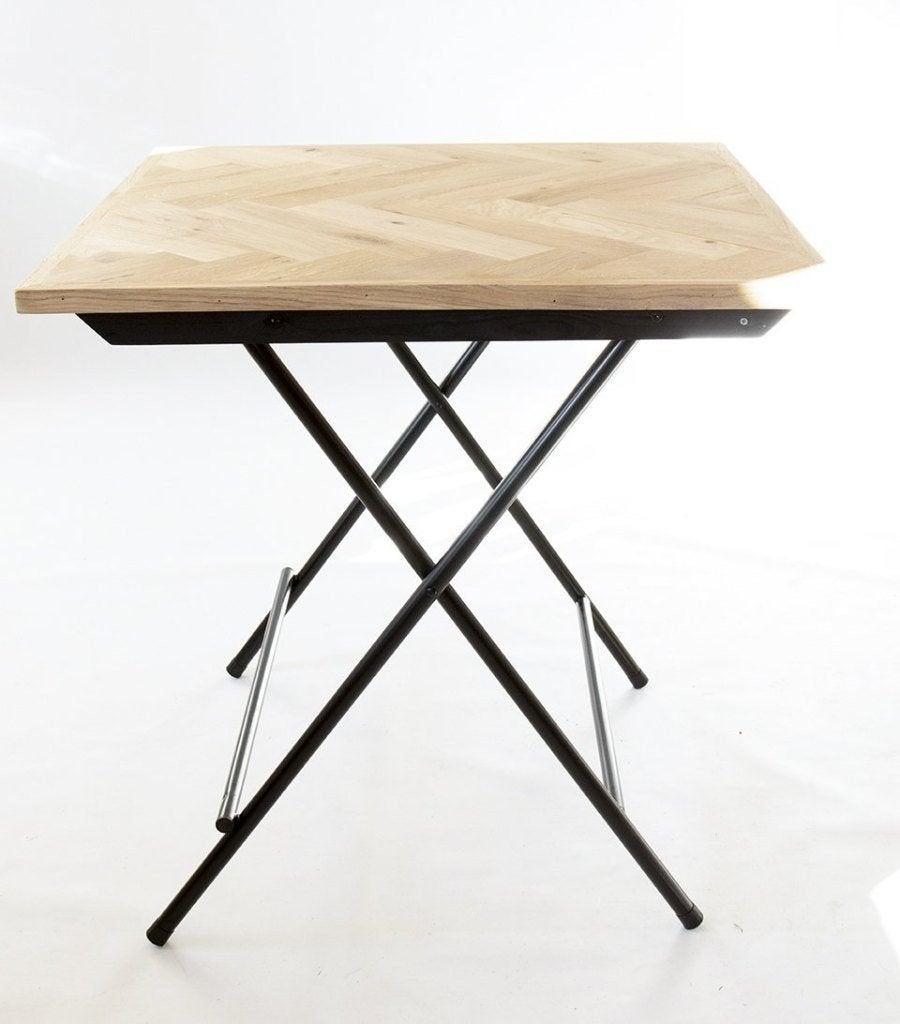 Franse Stijl Klaptafels Bistro tafels Eiken Visgraat, Ophalen