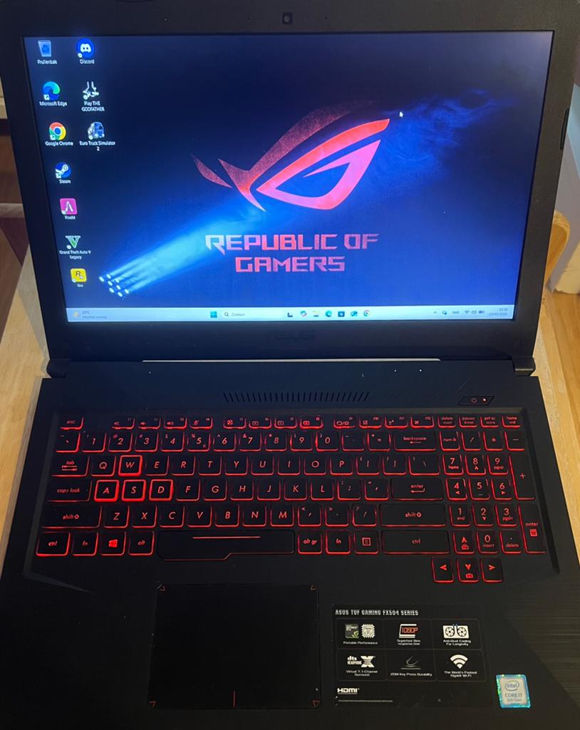 ASUS TUF Gaming FX504, Computers en Software, Windows Laptops, Ophalen, Zo goed als nieuw, Gaming, SSD