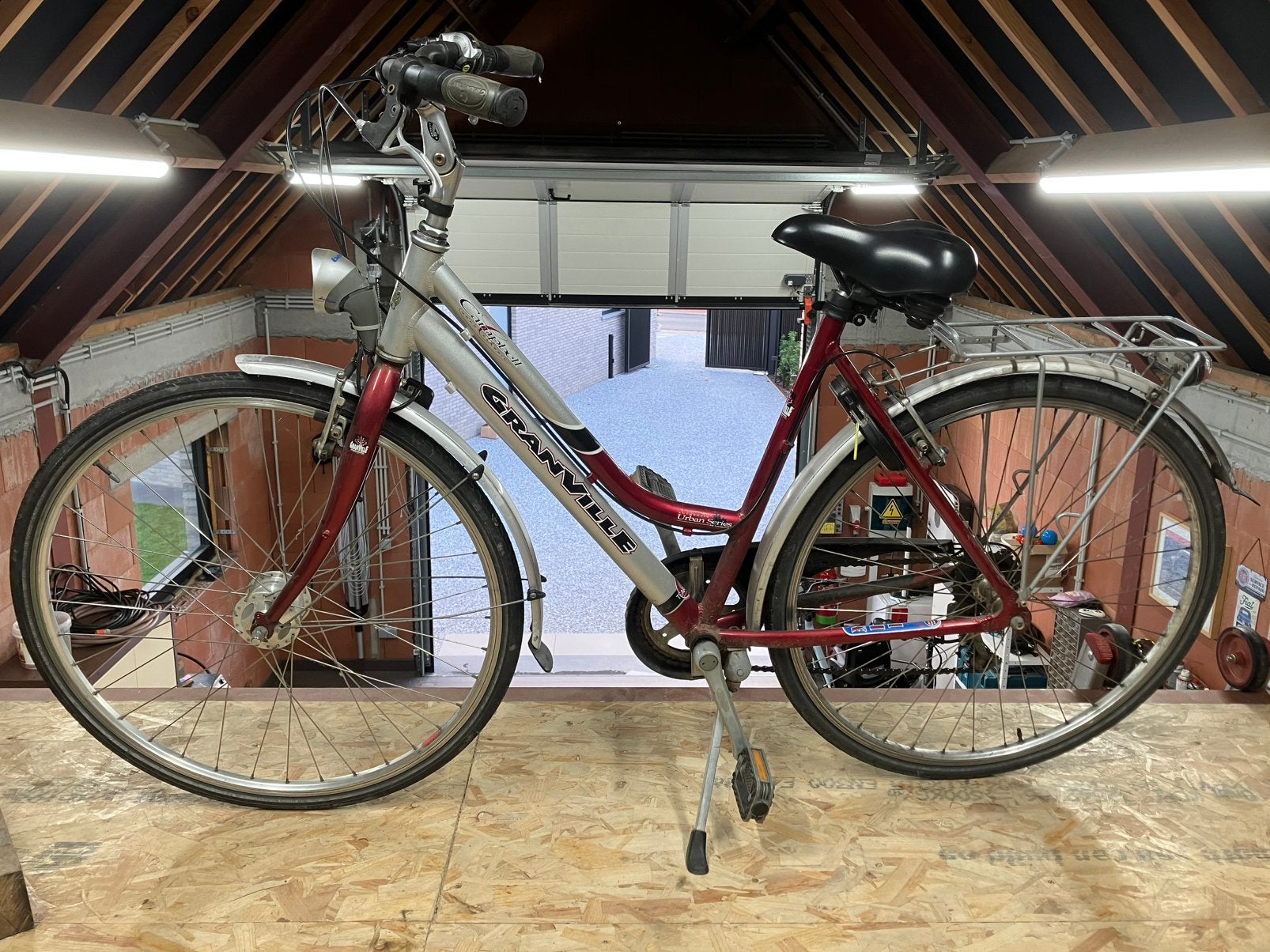 Dames stadfiets Granville, Fietsen en Brommers, 53 tot 56 cm, Velgrem, Zo goed als nieuw, Ophalen