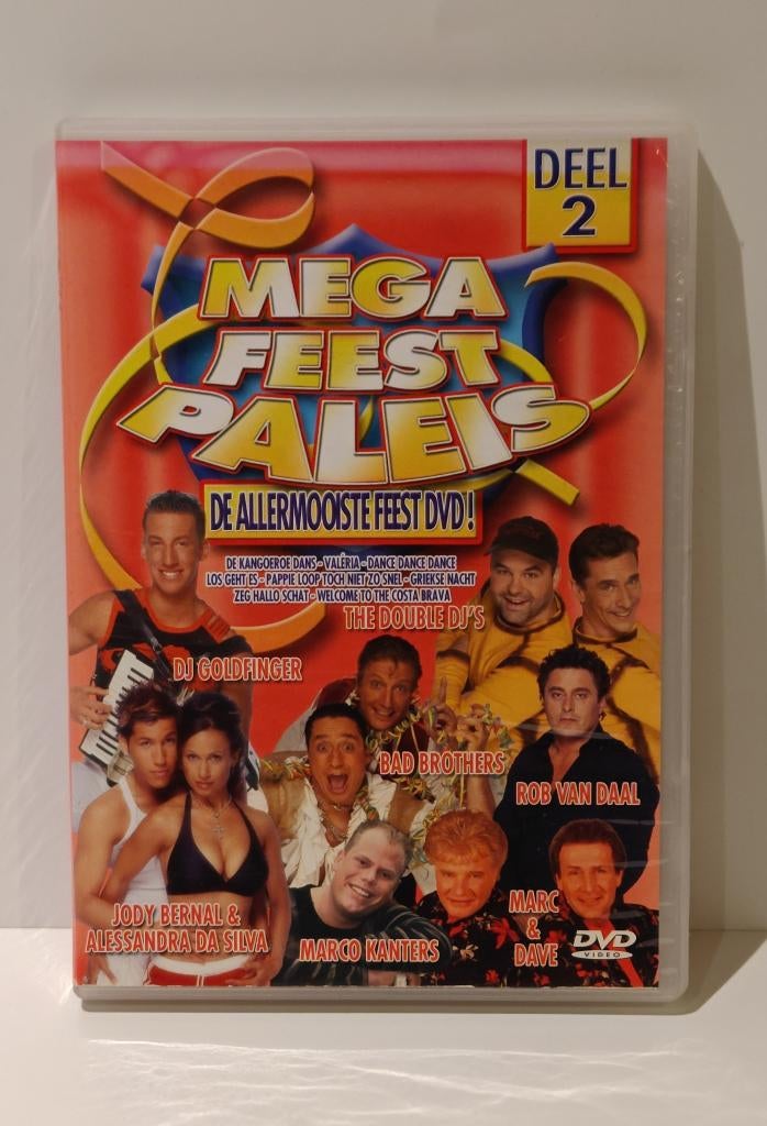 Mega Feest Paleis Deel 2 De Allermooiste Feest‑DVD dans hits, Tous les âges, Enlèvement ou Envoi, Comme neuf