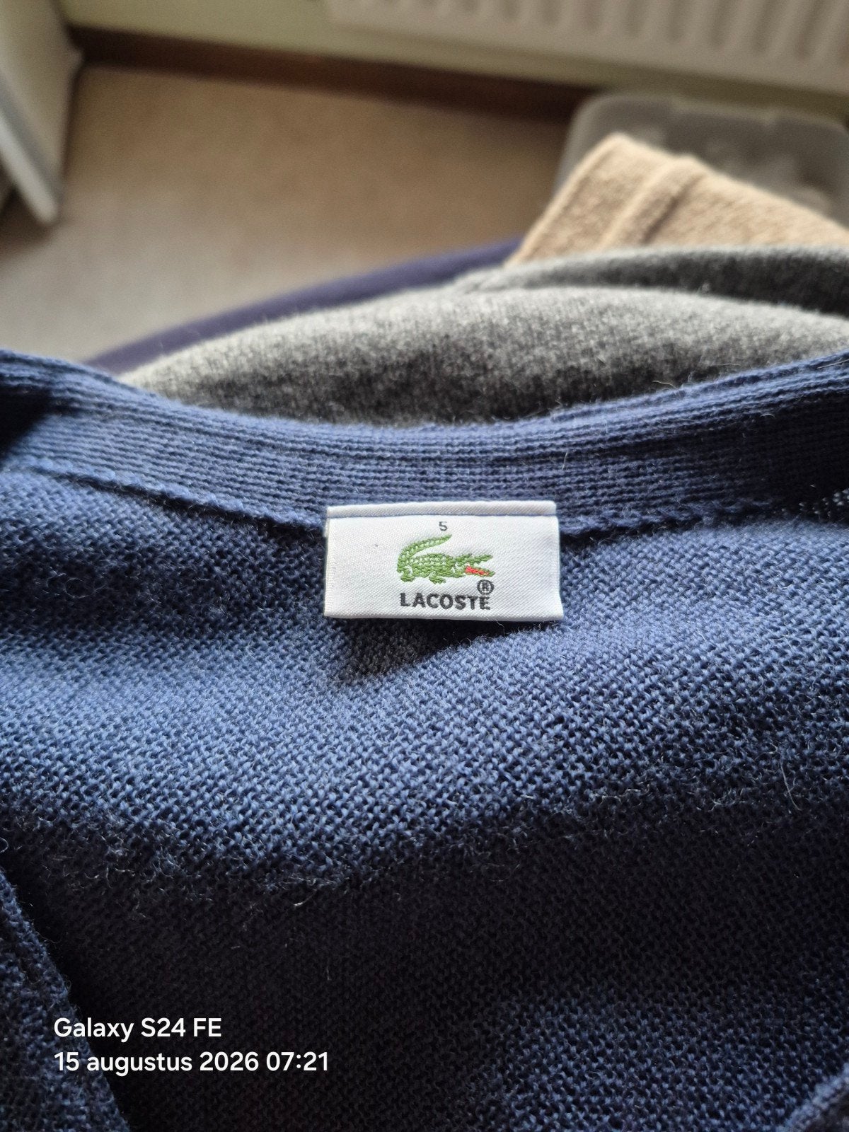 cardigan Lacoste, Enlèvement ou Envoi