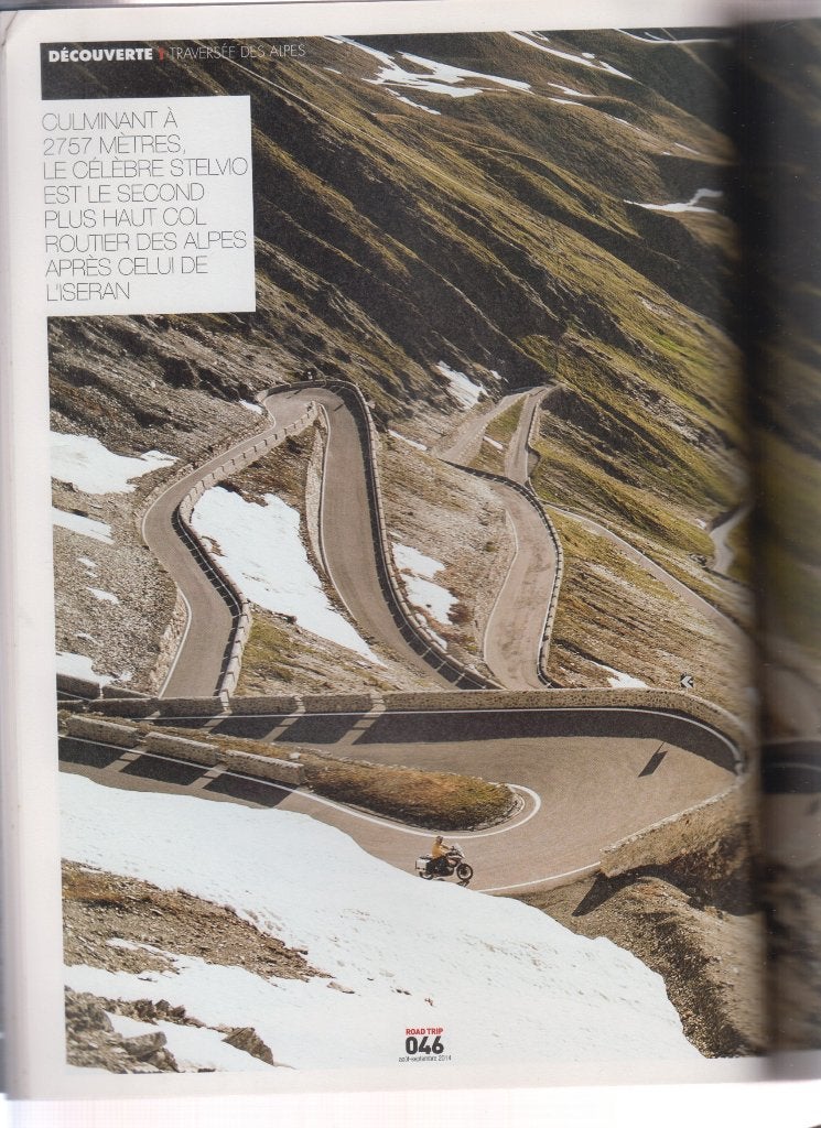 Road Trip en moto La traversée des Alpes, Envoi, Utilisé