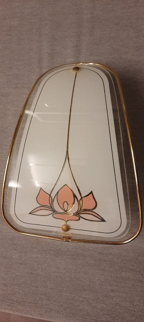 Twee wandlampjes, Ophalen, Zo goed als nieuw, Glas, Wandlamp