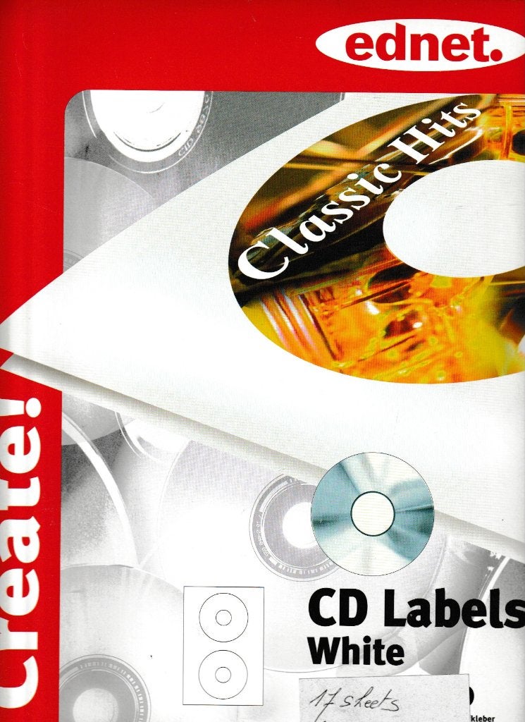 84 CD/DVD labels., Audio, Tv en Foto, Fotografie | Fotopapier, Verzenden