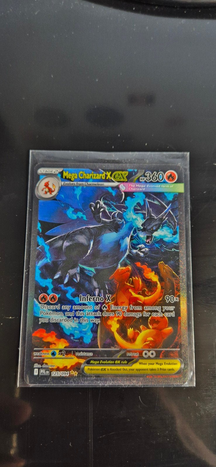 Mega Charizard x ex uit phantasmal flames, Ophalen