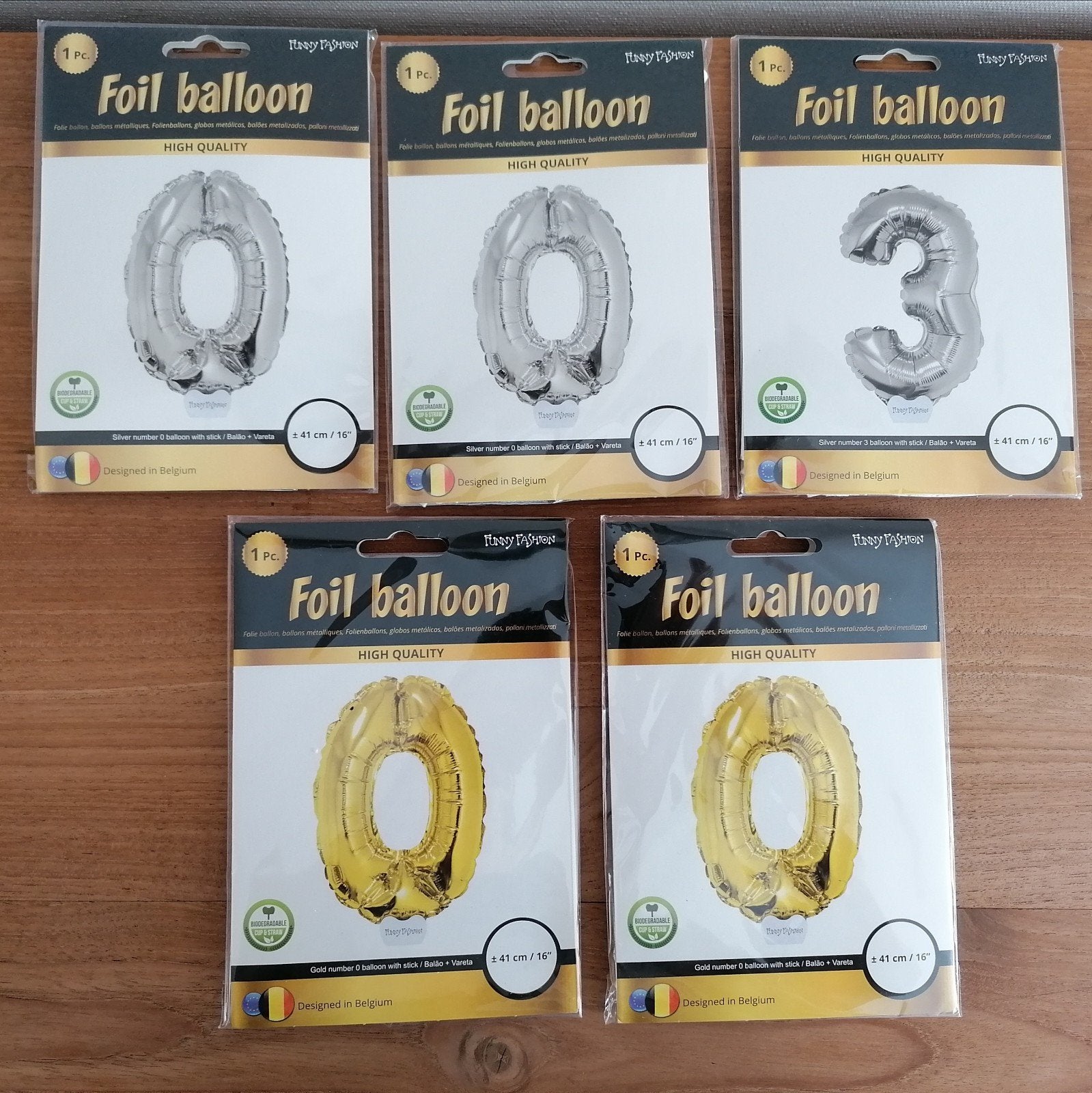 splinternieuwe verjaardags ballonnen. €2 per stuk., Kinderen en Baby's, Speelgoed | Buiten | Opblaasfiguren, Ophalen