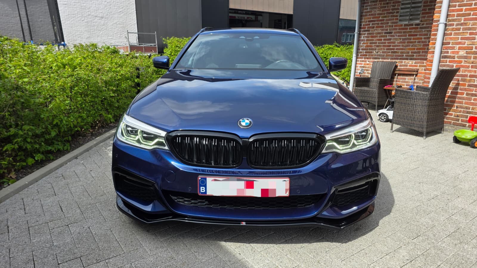 Bmw 520D, Autos, Cuir, 4 portes, Noir, Automatique