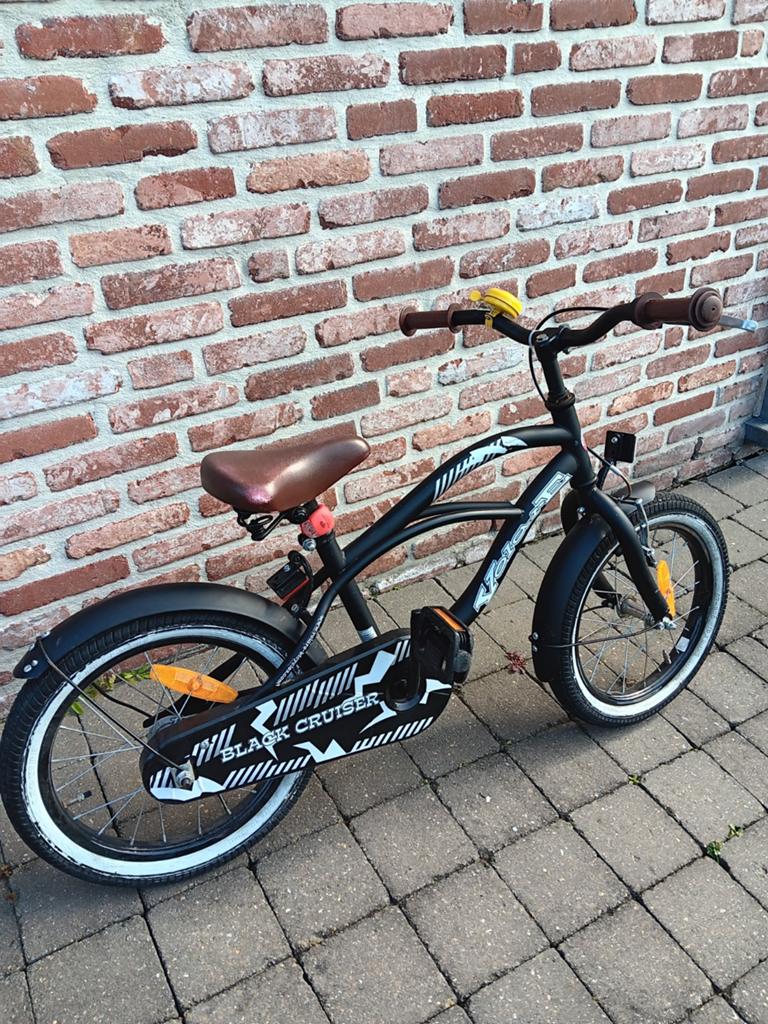 Jongensfiets 18 inch, Ophalen, Terugtraprem, Gebruikt, Handrem