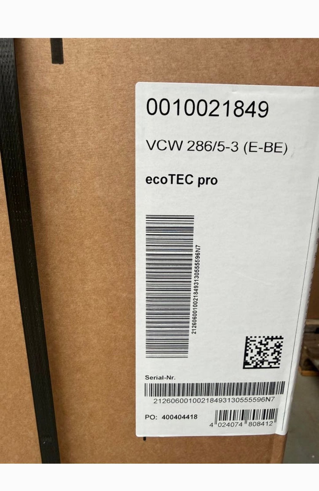 Vaillant VCW 286 Nieuw !!, Ophalen, Zo goed als nieuw
