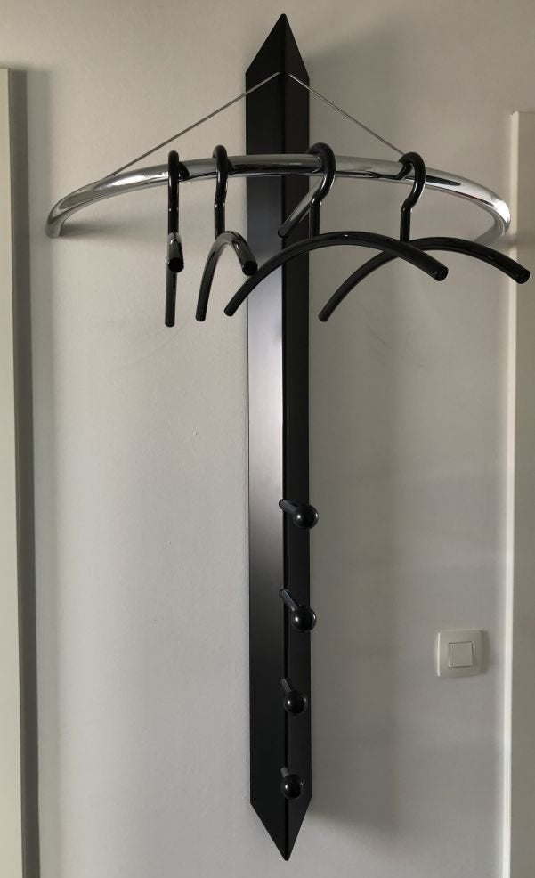 Boog kapstok zwart, Gebruikt, 100 tot 150 cm, Metaal, Ophalen