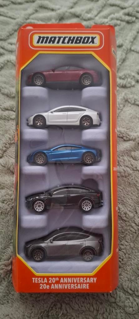 Matchbox Tesla, Hobby en Vrije tijd, Ophalen of Verzenden