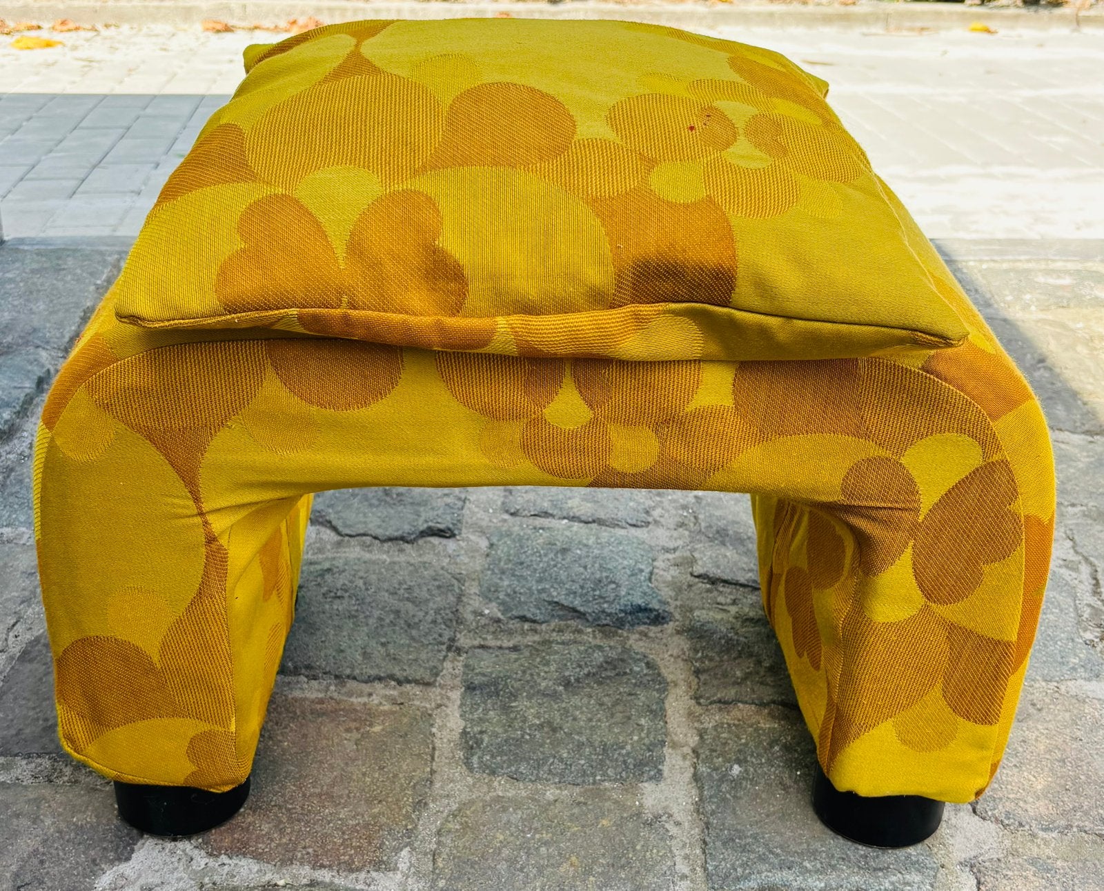 Vintage Space Age hocker/voetenbank ‘70