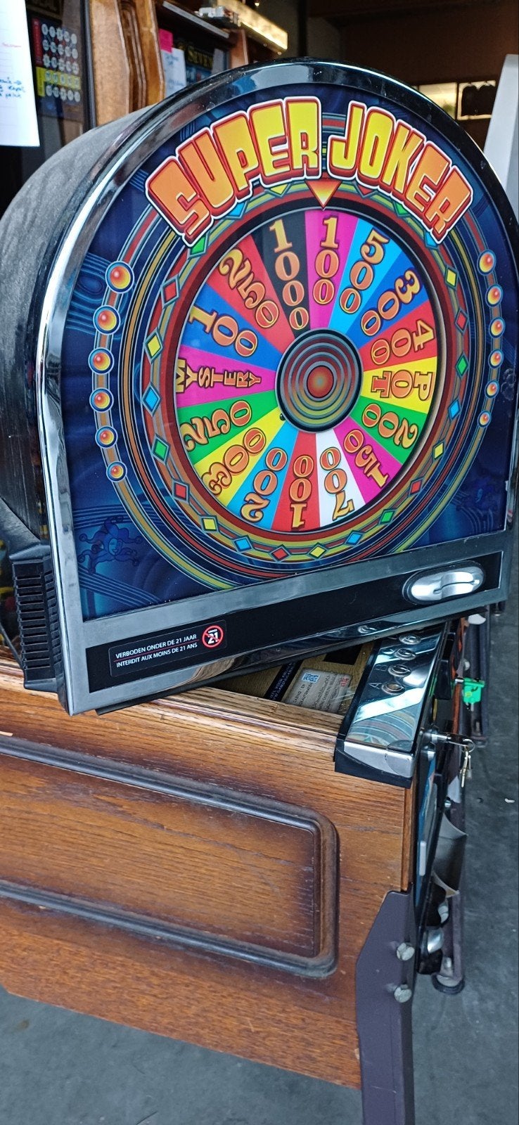 Kop van gokkast SUPER JOKER, Verzamelen, Automaten | Gokkasten en Fruitautomaten, Ophalen
