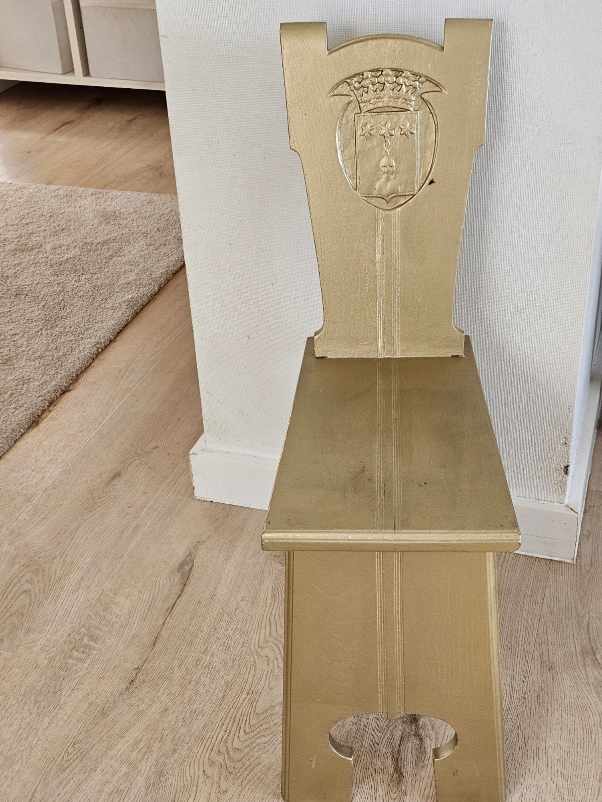 Chaise avec blason, Antiquités & Art, Enlèvement