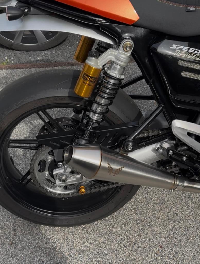 Hitchcox uitlaat voor Triumph speed twin 1200 rs, Motoren, Accessoires | Overige, Ophalen of Verzenden