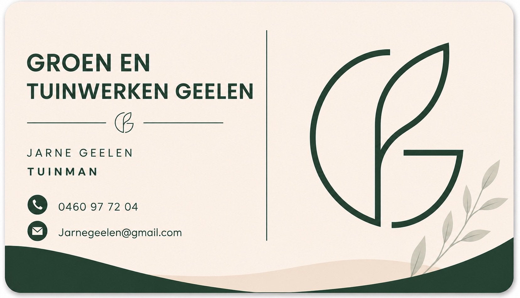 Tuinman, Ophalen