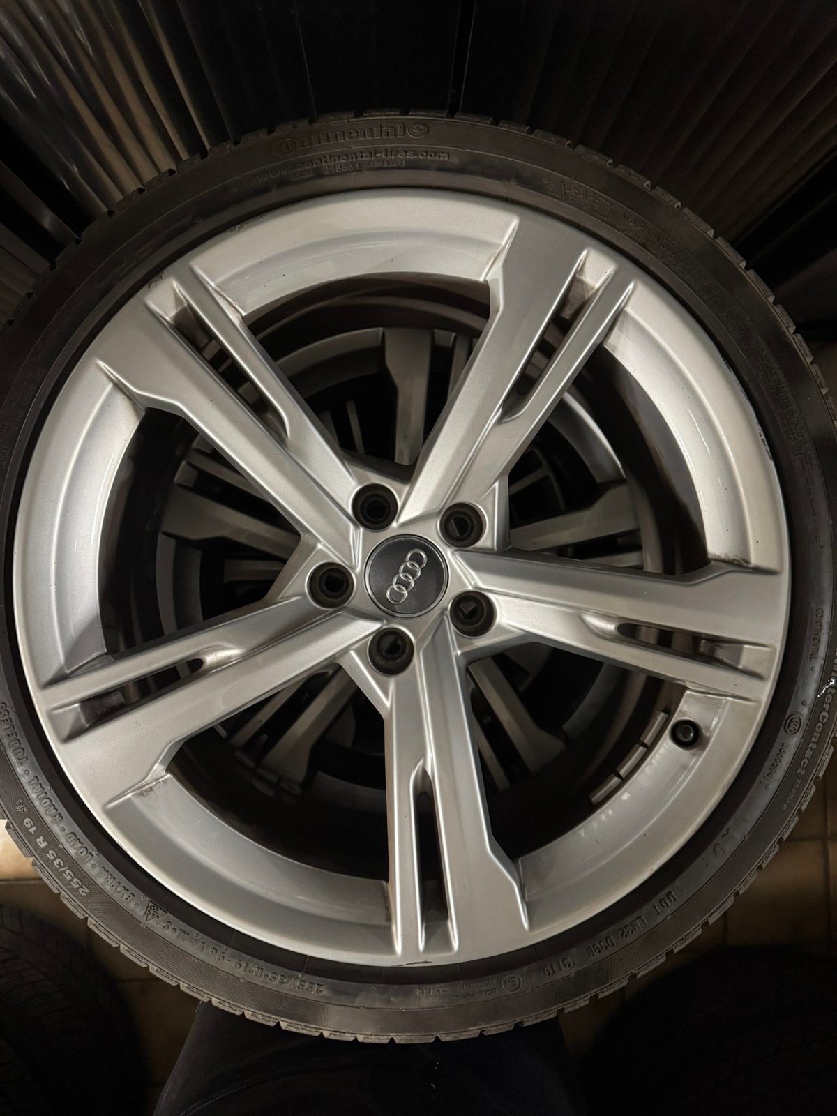 4 ORIGINELE 19" AUDI VELGEN + -A5/S5 WINTERBANDEN, Winterbanden, Band(en), Ophalen, 19 inch