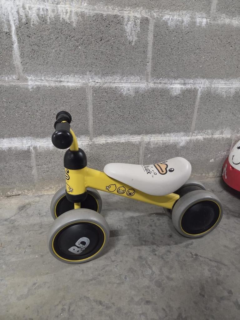 Vélo d'équilibre, Enlèvement
